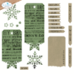 Picture of Elizabeth Craft Designs Winter Wanderlust Winter Tags Die Set – Σετ Μητρών Κοπής για Χειμερινά Tags, 12 τεμ.
