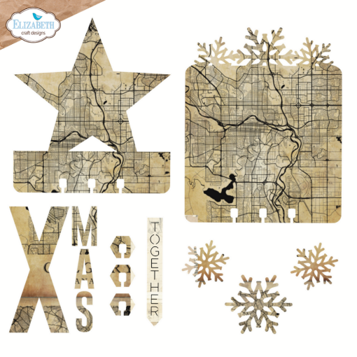 Picture of Elizabeth Craft Designs Winter Wanderlust Wintercards CardLab Die Set – Σετ Μητρών Κοπής για Χειμερινές Κάρτες, 16 τεμ.