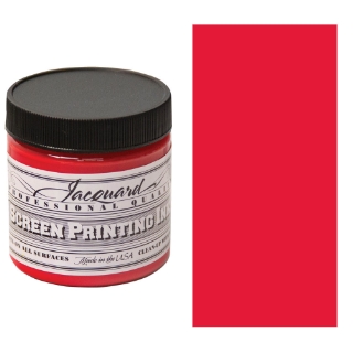 Picture of Jacquard Professional Screen Ink – Μελάνι Μεταξοτυπίας Επαγγελματικής Ποιότητας, Bright Red 473ml