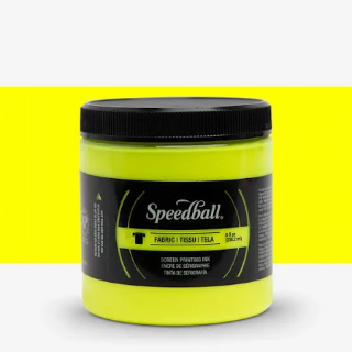 Picture of Speedball Fabric Screen Printing Ink Μελάνι Μεταξοτυπίας 8oz - Fluo Yellow