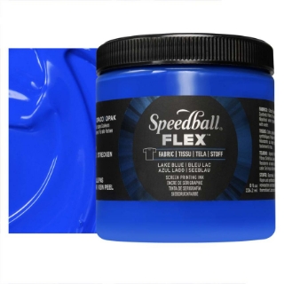 Picture of Speedball Flex Screen Printing Fabric Ink - Μελάνι Μεταξοτυπίας, Lake Blue