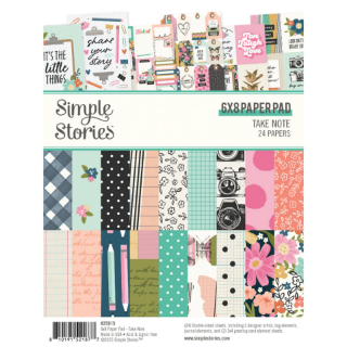 Picture of Simple Stories Take Note Paper Pad 6x8’’ – Μπλοκ Χαρτιών Scrapbooking