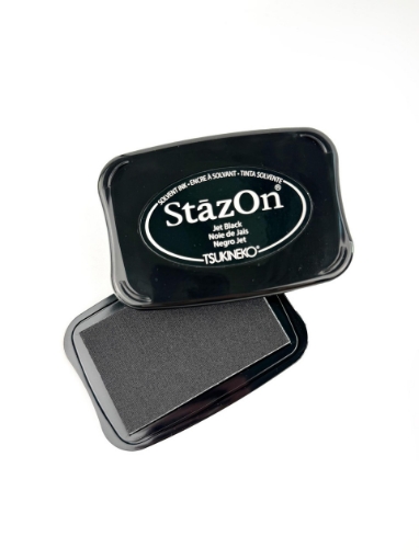 Picture of StazOn Ink Pad – Μόνιμο Μελάνι για Μη Πορώδεις Επιφάνειες, Jet Black