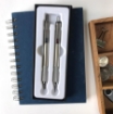 Picture of Zebra M/F-701 Stainless Steel Gift Set | Στυλό 0,8 mm & Μηχανικό Μολύβι 0,7 mm