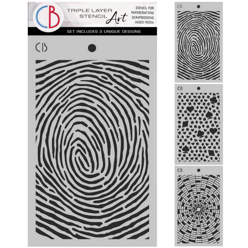 Picture of Ciao Bella Σετ Στένσιλ 5"x8" – The Last Mystery, 3 τεμ.