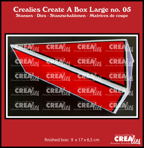Picture of Crealies Create A Box Large No.5 | Dies για Κουτί Δώρου “Piece of Cake”