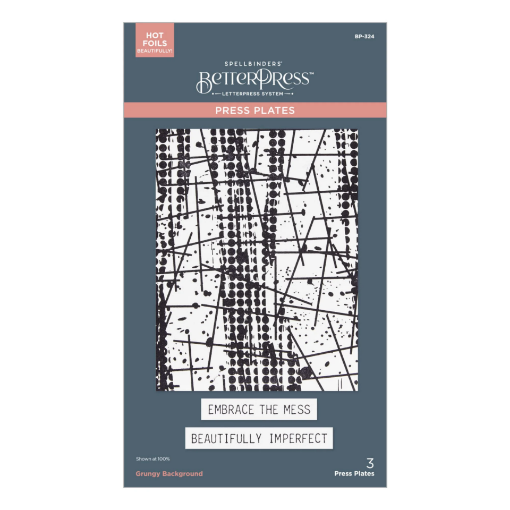 Picture of Spellbinders BetterPress Press Plates – Πλάκες Εκτύπωσης Letterpress – Grungy Background