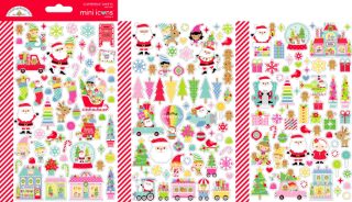 Picture of Doodlebug Mini Icons Stickers | Χριστουγεννιάτικα Αυτοκόλλητα Mini, Oh What Fun