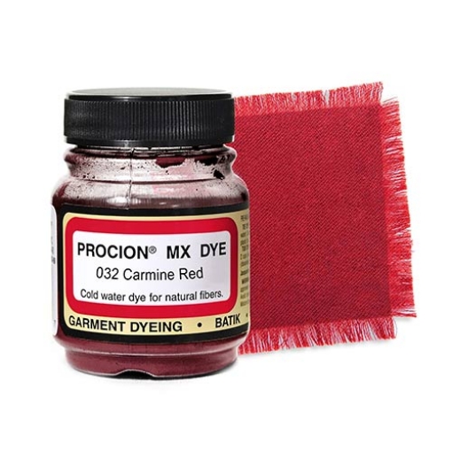 Picture of Jacquard Procion MX Fiber Reactive Cold Water Dye | Βαφή Υφάσματος με Κρύο Νερό – Carmine Red