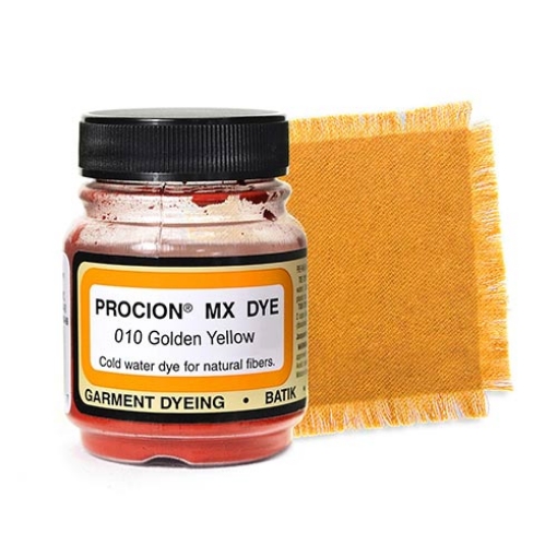 Picture of Jacquard Procion MX Fiber Reactive Cold Water Dye | Βαφή Υφάσματος με Κρύο Νερό – Golden Yellow