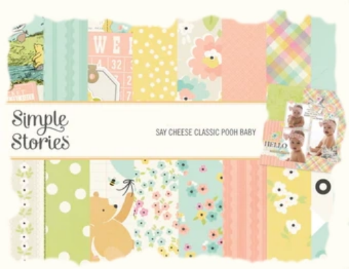 Picture of Simple Stories Say Cheese Classic Pooh Baby Collection | Συλλογή Scrapbooking για Baby Albums