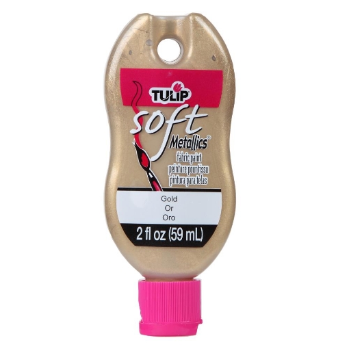 Picture of Tulip Brush-On Soft Fabric Paint 2oz – Χρώμα Υφάσματος - Metallic Gold (Χρυσό)