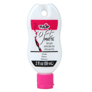 Picture of Tulip Matte Brush-On Soft Fabric Paint 2oz – Χρώμα Υφάσματος με Ματ Φινίρισμα – Glacier White (Λευκό)