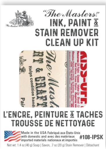 Picture of General's The Masters® Ink, Paint & Stain Remover Clean Up Kit – Σετ Καθαρισμού Μελανιών, Χρωμάτων & Λεκέδων (Kiss-Off & The Masters Soap)