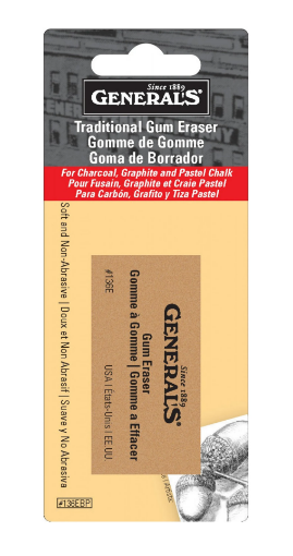 Picture of General's Artist Gum Eraser 136EBP – Μαλακή Γόμα για Γραφίτη & Κάρβουνο