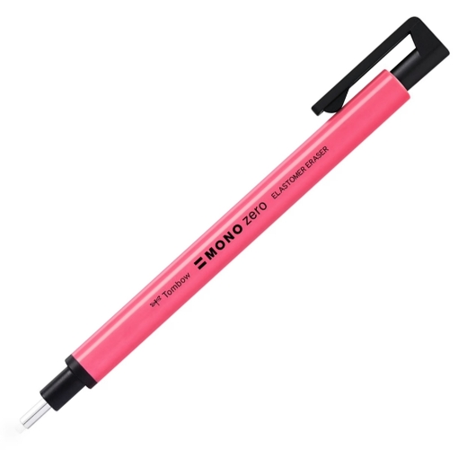 Picture of Tombow Mono Zero Eraser 2.3mm – Στρογγυλή Μηχανική Γόμα Ακριβείας (Pink)