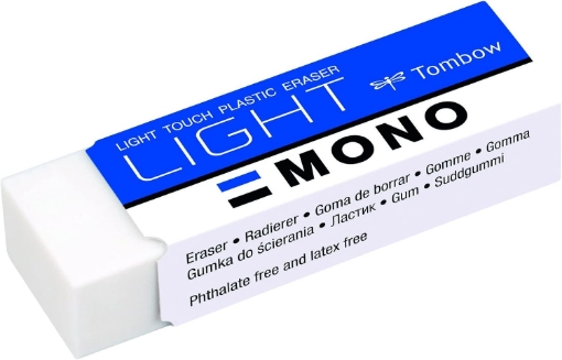 Picture of Tombow MONO Light Plastic Eraser – Γόμα για Ευαίσθητα Χαρτιά