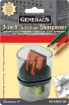 Picture of General’s Flat 3-in-1 Art & Craft Sharpener (S6491CBP) – Ξύστρα Πολλαπλών Διαμέτρων για Γραφίτη, Κάρβουνο & Παστέλ