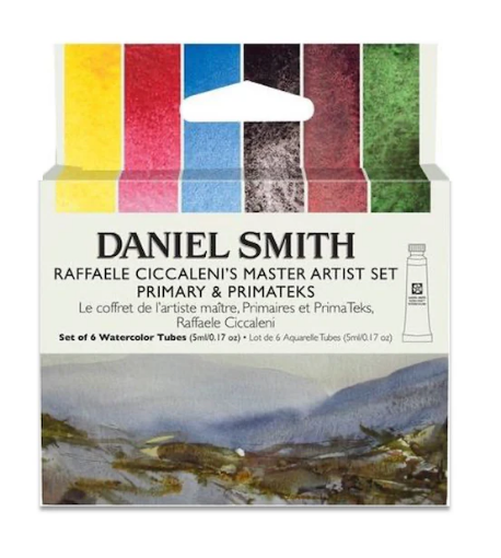 Picture of Daniel Smith Raffaele Ciccaleni’s Master Artist Set – Primary & Primatek 285610460 – Artist Σετ Ακουαρέλας, 6 Χρώματα
