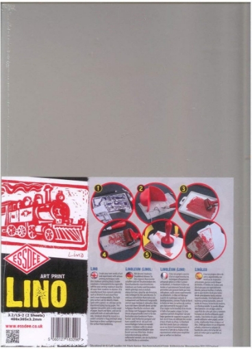 Picture of Essdee Lino Art Print 30 × 40 cm | Μπλοκ Linoleum για Χάραξη Σφραγίδων & Block Printing, 2 τεμ.