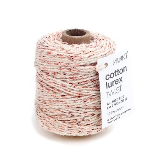 Picture of Vivant Cotton Lurex Cord – Στριμμένο Νήμα Χειροτεχνίας Rose Gold με Lurex, 50m