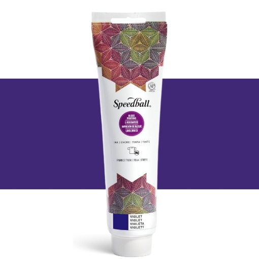 Picture of Speedball Fabric Block Printing / Relief Ink Violet 150ml – Υβριδικό Μελάνι Λινοτυπίας για Εκτύπωση σε Ύφασμα
