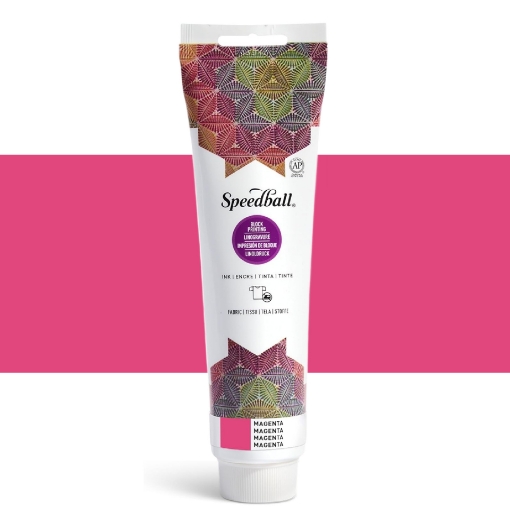 Picture of Speedball Fabric Block Printing / Relief Ink Magenta 150ml – Υβριδικό Μελάνι Λινοτυπίας για Εκτύπωση σε Ύφασμα