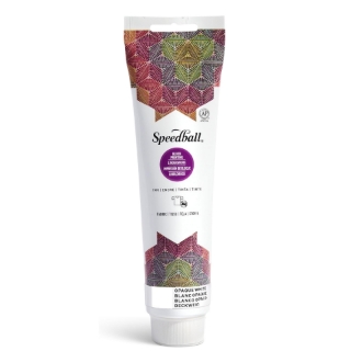 Picture of Speedball Fabric Block Printing / Relief Ink Opaque White 150ml – Υβριδικό Μελάνι Λινοτυπίας για Εκτύπωση σε Ύφασμα