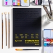 Picture of Stonehenge Aqua Block Coldpress Pad - Μπλοκ Ακουαρέλας 13 x 18 cm - Black, 15 Φύλλα, 300gsm
