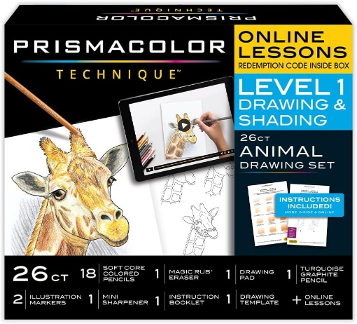 Picture of Prismacolor Technique Kit | Σετ Εκμάθησης Χρωματισμού & Σκίασης – Level 1 Animals 