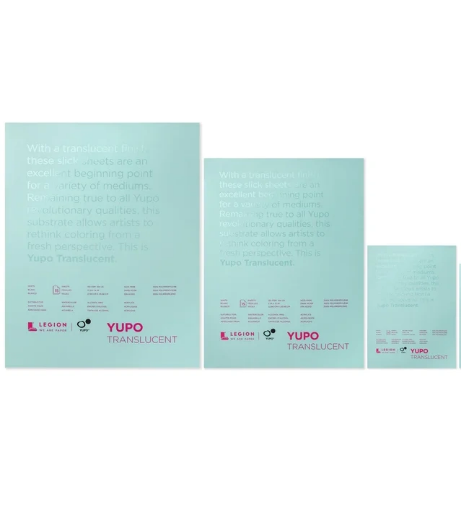 Picture of Legion Μπλοκ YUPO Translucent – Συνθετικό Χαρτί | Ημιδιαφανές, 15 Φύλλα, 154gsm