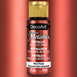 Picture of DecoArt Dazzling Metallics | Μεταλλικό Ακρυλικό Χρώμα με Γυαλιστερό Φινίρισμα – Worn Penny, 59ml 