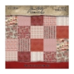 Picture of Tim Holtz Idea-ology Μπλοκ Scrapbooking Διπλής Όψης 12" x 12" – Palette Collection Red