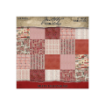 Picture of Tim Holtz Idea-ology Μπλοκ Scrapbooking Διπλής Όψης 8" x 8" – Palette Collection, Red