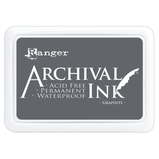 Picture of Ranger Archival Ink Pad | Μόνιμο Αδιάβροχο Μελάνι Σφραγίδας – Graphite