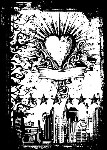 Picture of Stampers Anonymous Tim Holtz Cling Mount Rubber Stamps | Σετ Σφραγίδων – Urban Tattoo