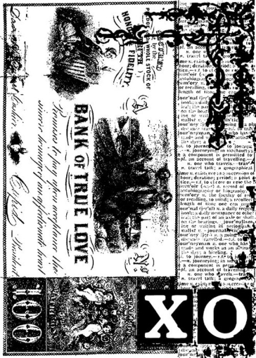 Picture of Stampers Anonymous Tim Holtz Cling Mount Rubber Stamps | Σετ Σφραγίδων – Love