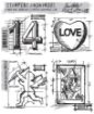 Picture of Stampers Anonymous Tim Holtz Cling Mount Rubber Stamps | Σετ Σφραγίδων – Valentine Blueprint