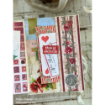 Picture of Tim Holtz Idea-ology Μπλοκ Scrapbooking Διπλής Όψης 12" x 12" – Palette Collection Red