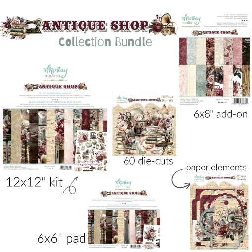 Picture of Mintay Papers Antique Shop – Vintage Συλλογή Scrapbooking