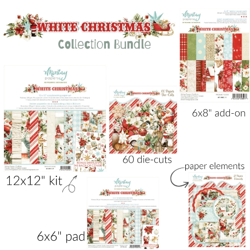Picture of Mintay Papers White Christmas – Χριστουγεννιάτικη Συλλογή Scrapbooking
