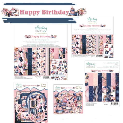 Picture of Mintay Papers Happy Birthday – Εορταστική Vintage Συλλογή Scrapbooking