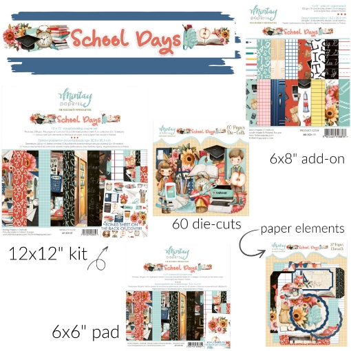 Picture of Mintay Papers School Days – Συλλογή Scrapbooking για Σχολικές Αναμνήσεις