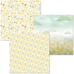 Picture of Ciao Bella Lunibloom Deluxe Paper 6x6 Pearl & Vellum Pack, 6 Φύλλα 120gsm/90gsm