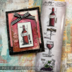 Picture of Stampers Anonymous Tim Holtz Cling Mount Rubber Stamps | Σετ Σφραγίδων – Wine Mini Blueprint