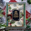 Picture of Stampers Anonymous Tim Holtz Layering Stencil 4"x8.5" | Στένσιλ – Tiny Holly 
