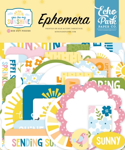 Picture of Echo Park You Are My Sunshine – Διακοσμητικά Die Cuts Scrapbooking, 34 Τεμάχια