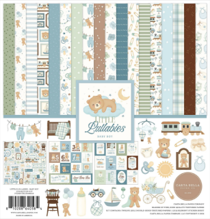 Picture of Carta Bella Little Lullabies Baby Boy – Βρεφική Συλλογή Scrapbooking 30x30cm με Χαρτιά & Αυτοκόλλητα