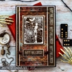 Picture of Tim Holtz Layered Στένσιλ 4"x8.5" No.46 – Batground Halloween Background 