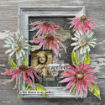 Picture of PaperArtsy Alison Bomber Red Rubber Stamp Set | Σετ Σφραγίδων Coneflowers Edition A5
